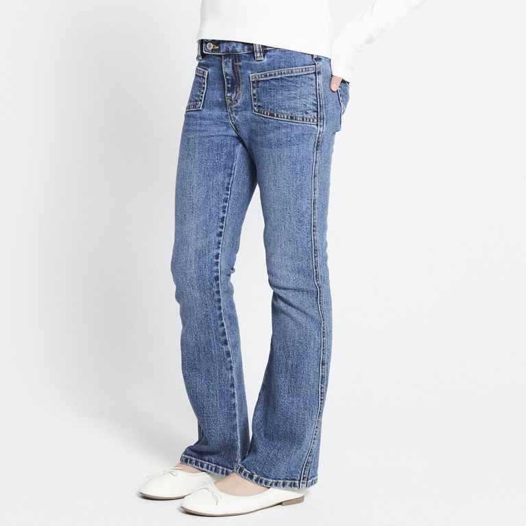 Jeans "90`s Boot star patch"